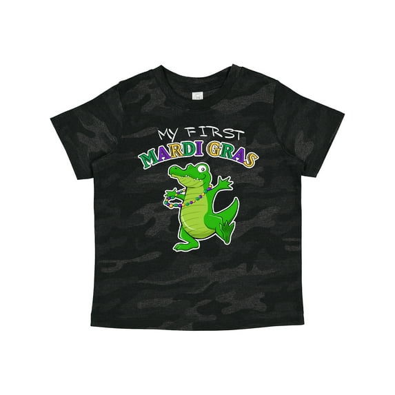 Inktastic My First Mardi Gras-alligator Boys or Girls Toddler T-Shirt
