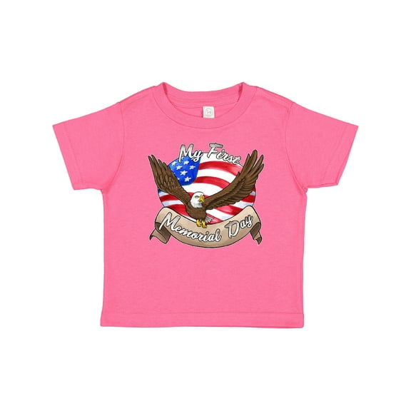 Inktastic My First Memorial Day- Bald Eagle Boys or Girls Baby T-Shirt