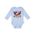 thumbnail image 1 of Inktastic My First Memorial Day- Bald Eagle Boys or Girls Long Sleeve Baby Bodysuit, 1 of 5