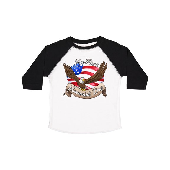 Inktastic My First Memorial Day- Bald Eagle Boys or Girls Toddler T-Shirt