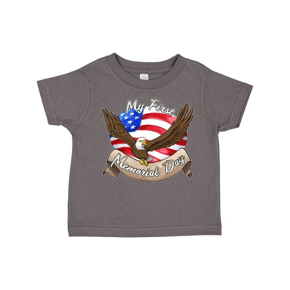 Inktastic My First Memorial Day- Bald Eagle Boys or Girls Toddler T-Shirt