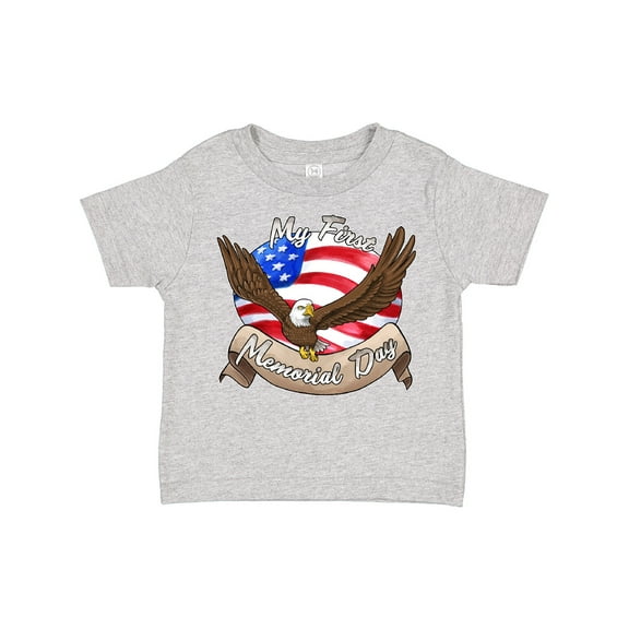 Inktastic My First Memorial Day- Bald Eagle Boys or Girls Toddler T-Shirt
