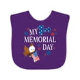 thumbnail image 1 of Inktastic My First Memorial Day Eagle Boys or Girls Baby Bib, 1 of 4
