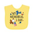 thumbnail image 1 of Inktastic My First Memorial Day Eagle Boys or Girls Baby Bib, 1 of 4
