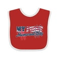 thumbnail image 1 of Inktastic My First Memorial Day Grunge with Fireworks Boys or Girls Baby Bib, 1 of 4