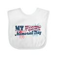 thumbnail image 1 of Inktastic My First Memorial Day Grunge with Fireworks Boys or Girls Baby Bib, 1 of 4