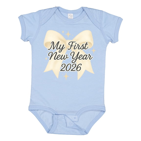 Inktastic My First New Year 2026 Boys or Girls Baby Bodysuit