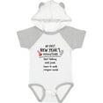 thumbnail image 1 of Inktastic My First New Year's Resolutions Boys or Girls Baby Bodysuit, 1 of 5