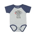 thumbnail image 1 of Inktastic My First New Year's Resolutions Boys or Girls Baby Bodysuit, 1 of 5