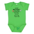 thumbnail image 1 of Inktastic My First New Year's Resolutions Boys or Girls Baby Bodysuit, 1 of 5