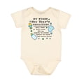 thumbnail image 1 of Inktastic My First New Years Resolutions with Baby Clip Art and Stars Boys Baby Bodysuit, 1 of 5