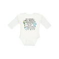 thumbnail image 1 of Inktastic My First New Years Resolutions with Baby Clip Art and Stars Boys Long Sleeve Baby Bodysuit, 1 of 5