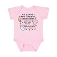 thumbnail image 1 of Inktastic My First New Years Resolutions with Baby Clip Art and Stars Girls Baby Bodysuit, 1 of 5
