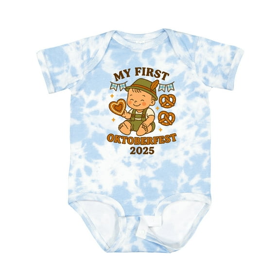 Inktastic My First Oktoberfest 2025 Baby Boys or Girls Baby Bodysuit