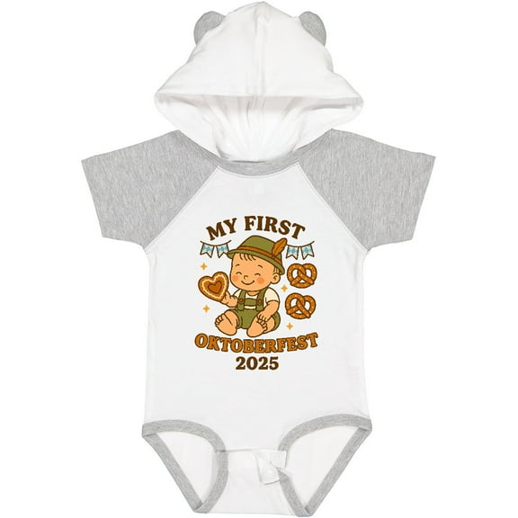 Inktastic My First Oktoberfest 2025 Baby Boys or Girls Baby Bodysuit