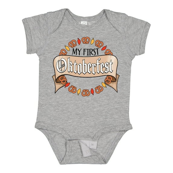 Inktastic My First Oktoberfest Boys or Girls Baby Bodysuit