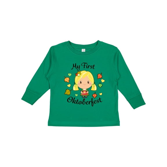 Inktastic My First Oktoberfest Girl Boys or Girls Long Sleeve Toddler T-Shirt