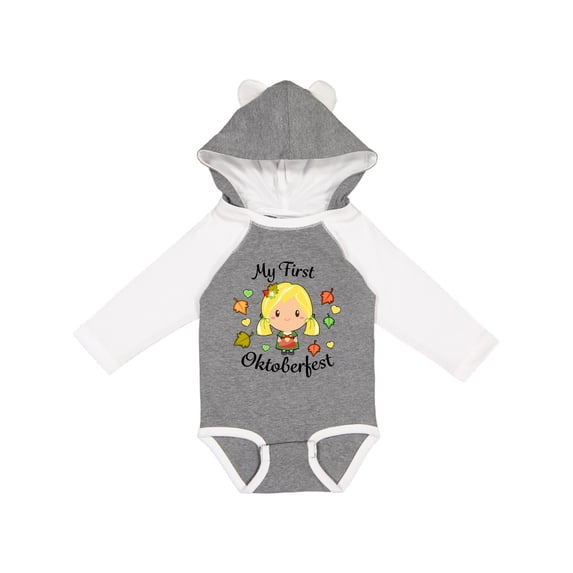 Inktastic My First Oktoberfest girl Boys or Girls Long Sleeve Baby Bodysuit