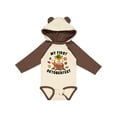 thumbnail image 1 of Inktastic My First Oktoberfest with Fox Boys or Girls Long Sleeve Baby Bodysuit, 1 of 5