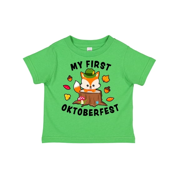 Inktastic My First Oktoberfest with Fox Boys or Girls Toddler T-Shirt