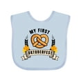 thumbnail image 1 of Inktastic My First Oktoberfest with Pretzel and Banner Boys or Girls Baby Bib, 1 of 4