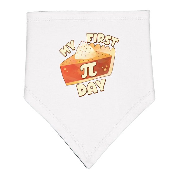 Inktastic My First Pi Day-pumpkin Pie Baby Bandana Bib