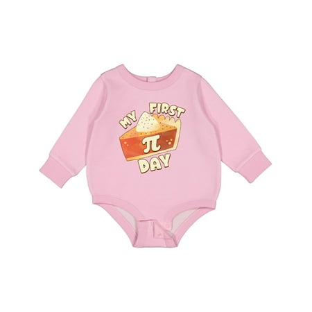Inktastic My First Pi Day-pumpkin Pie Baby Fleece Bodysuit
