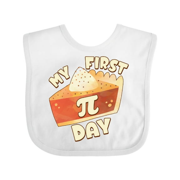 Inktastic My First Pi Day-pumpkin Pie Boys or Girls Baby Bib