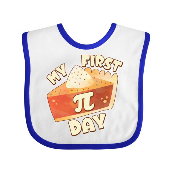 Inktastic My First Pi Day-pumpkin Pie Boys or Girls Baby Bib