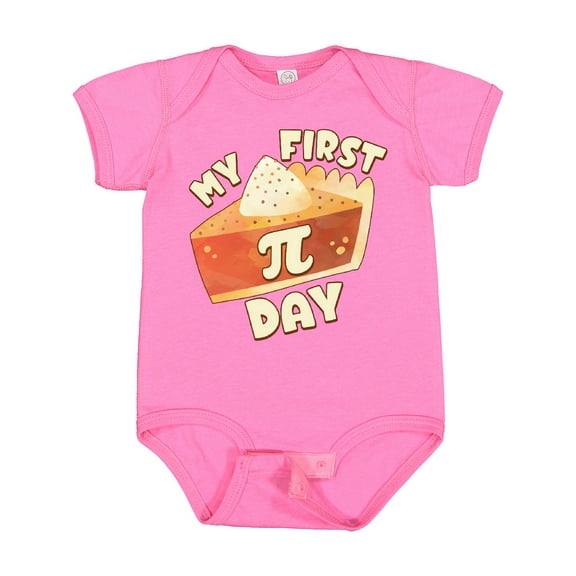 Inktastic My First Pi Day-pumpkin Pie Boys or Girls Baby Bodysuit
