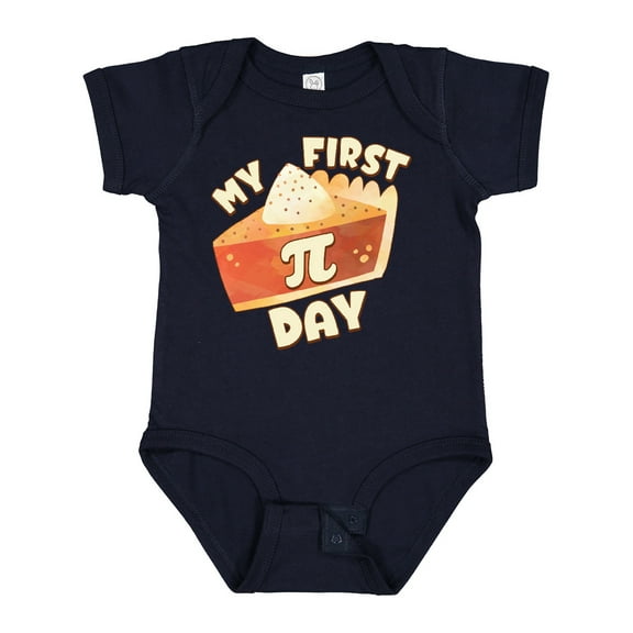 Inktastic My First Pi Day-pumpkin Pie Boys or Girls Baby Bodysuit