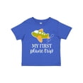 thumbnail image 1 of Inktastic My First Plane Trip Airplane Travel Boys or Girls Toddler T-Shirt, 1 of 5