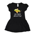 thumbnail image 1 of Inktastic My First Plane Trip Airplane Travel Girls Baby Dress, 1 of 5