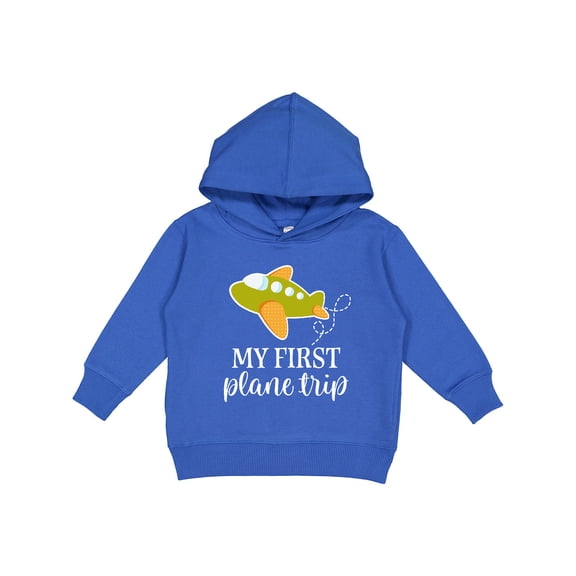 Inktastic My First Plane Trip Airplane Travel Toddler Hoodie
