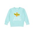 thumbnail image 1 of Inktastic My First Plane Trip Airplane Travel Toddler Sweatshirt, 1 of 4
