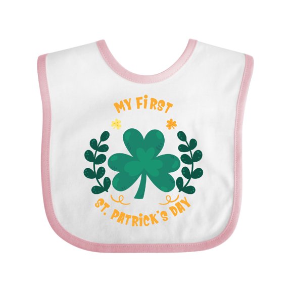 Inktastic My First St Patrick's Day Baby's First St Patrick's Boys or Girls Baby Bib
