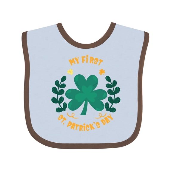Inktastic My First St Patrick's Day Baby's First St Patrick's Boys or Girls Baby Bib