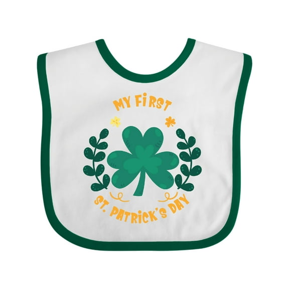 Inktastic My First St Patrick's Day Baby's First St Patrick's Boys or Girls Baby Bib