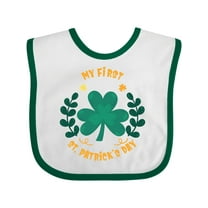 Inktastic My First St Patrick's Day Baby's First St Patrick's Boys or Girls Baby Bib