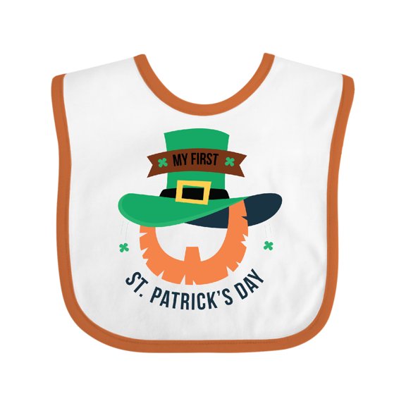 Inktastic My First St Patrick's Day Baby's First St Patricks Boys or Girls Baby Bib