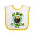 thumbnail image 1 of Inktastic My First St. Patrick's Day Boys or Girls Baby Bib, 1 of 4