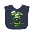 thumbnail image 1 of Inktastic My First St. Patrick's Day Boys or Girls Baby Bib, 1 of 4