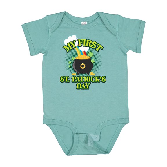 Inktastic My First St. Patrick's Day Boys or Girls Baby Bodysuit