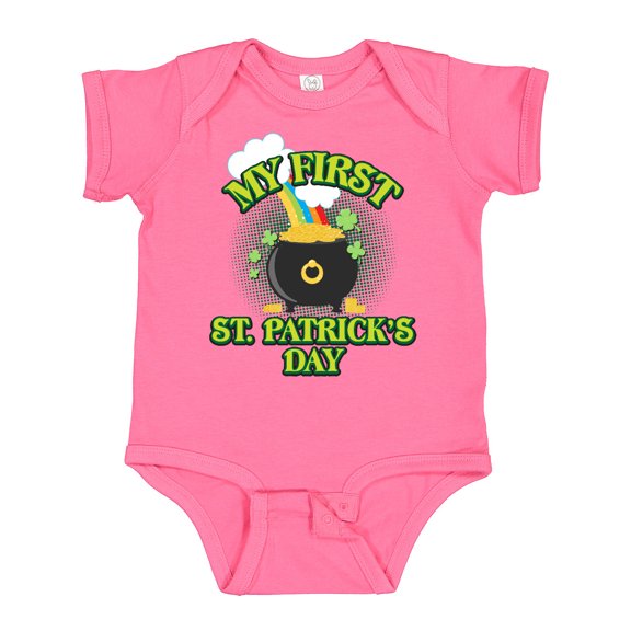 Inktastic My First St. Patrick's Day Boys or Girls Baby Bodysuit