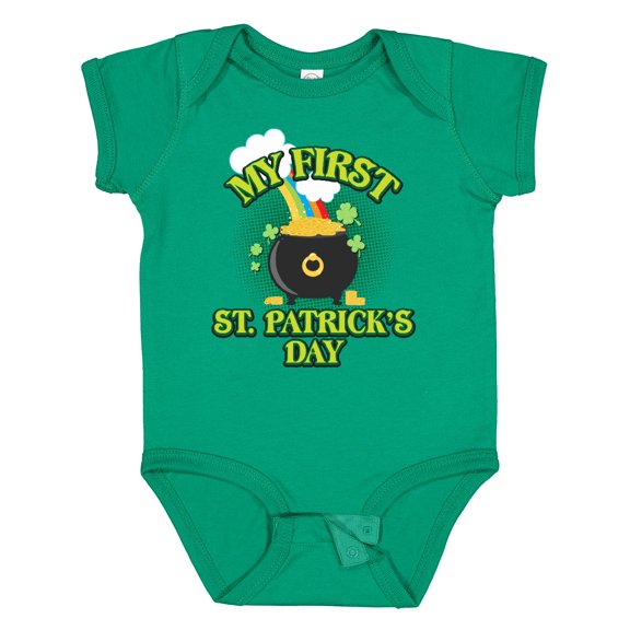 Inktastic My First St. Patrick's Day Boys or Girls Baby Bodysuit