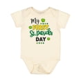 thumbnail image 1 of Inktastic My First St Patrick's Day with Shamrocks Boys or Girls Baby Bodysuit, 1 of 5