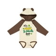 thumbnail image 1 of Inktastic My First St Patrick's Day with Shamrocks Boys or Girls Long Sleeve Baby Bodysuit, 1 of 5