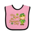 thumbnail image 1 of Inktastic My First St. Patricks Day Leprechaun and Shamrocks Boys or Girls Baby Bib, 1 of 4