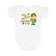 thumbnail image 1 of Inktastic My First St. Patricks Day Leprechaun and Shamrocks Boys or Girls Baby Bodysuit, 1 of 5