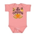 thumbnail image 1 of Inktastic My First Thanksgiving Autumn Birds, Pumpkin Boys or Girls Baby Bodysuit, 1 of 5